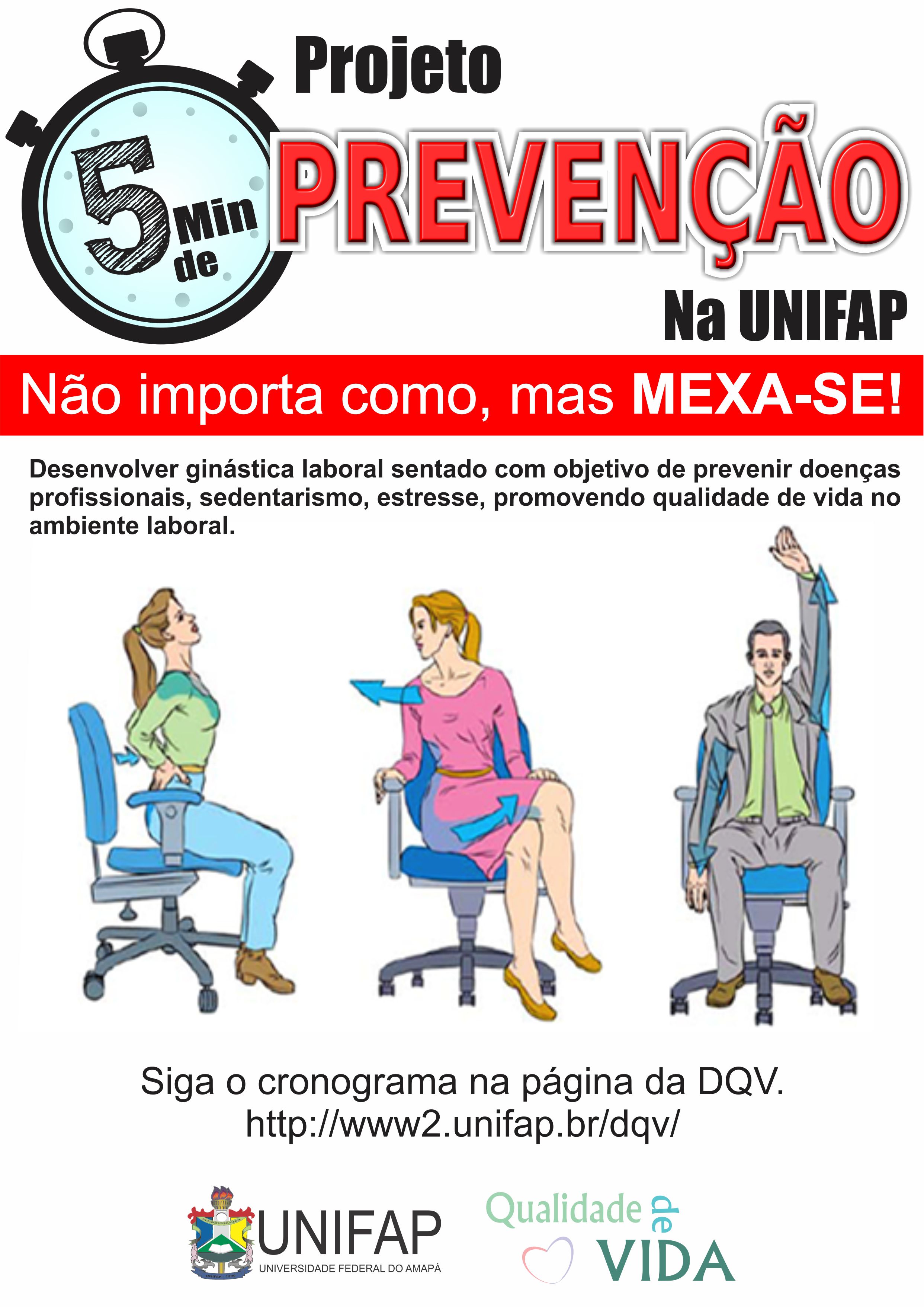 Projeto 5 Minutos de Prevenção - UNIFAP